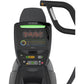 Octane Q47xi elliptical machine with black frame, digital display showing fitness metrics, and ergonomic black handles with s