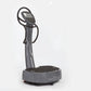Power Plate My7 vibration plate trainer with gray platform, black upright pole, and handlebar on white background