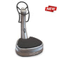 Silver and black Power Plate Pro5 vibration plate with handlebar, displayed on white background