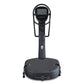 Black Power Plate My8 vibration platform trainer with digital display console and handlebar, shown on white background