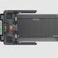 Precor Breakaway STM 887 treadmill with dark gray running deck, mounted P84 digital console, red emergency stop button, and b