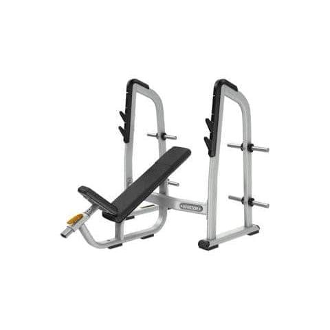 Precor Discovery Series Olympic Incline Bench (DBR0410) Weight Bench Precor Silver