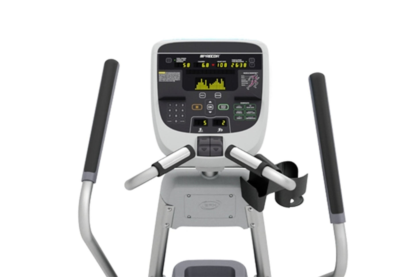 Elliptical machine with digital display