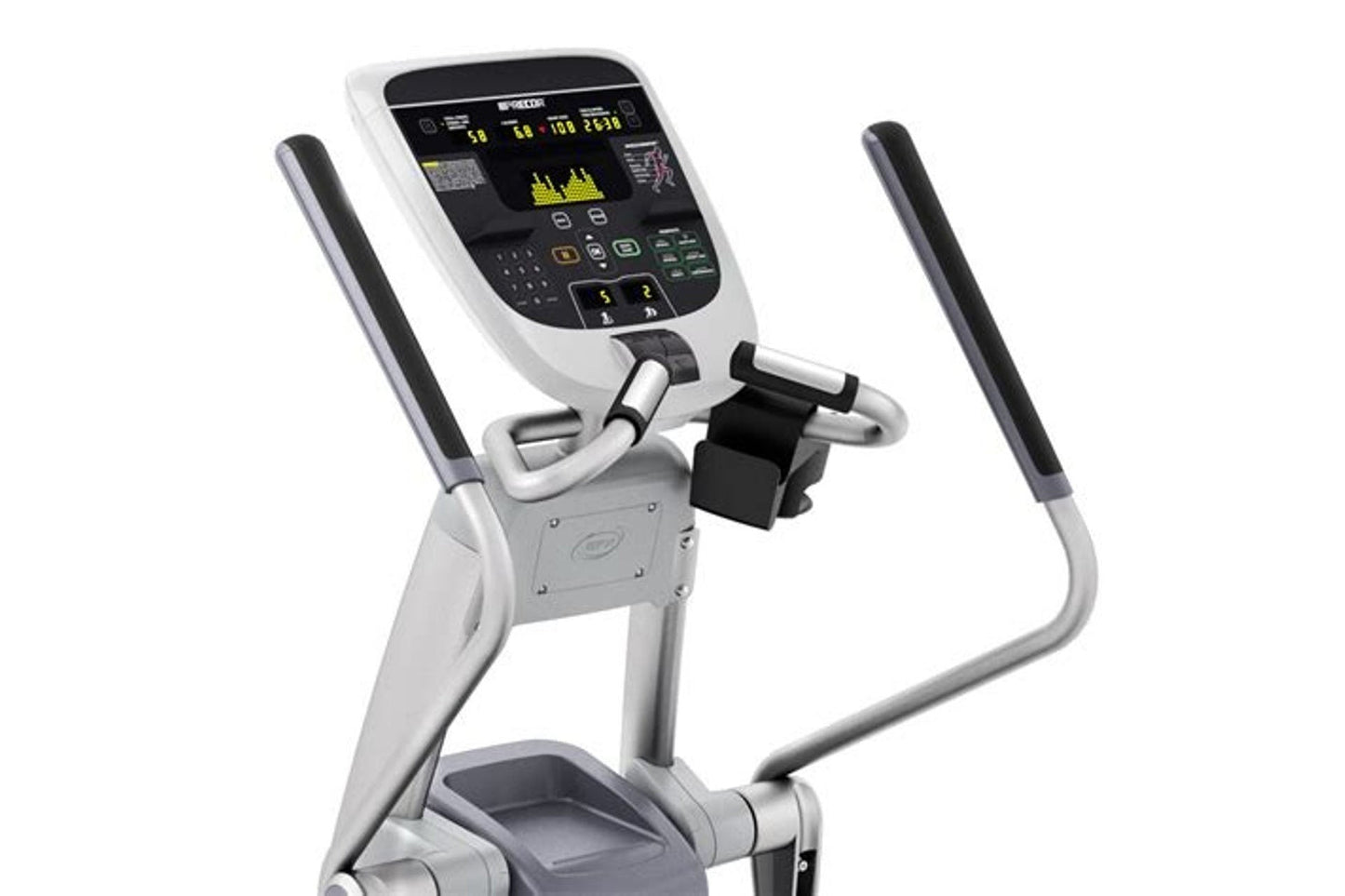 Elliptical machine with digital display