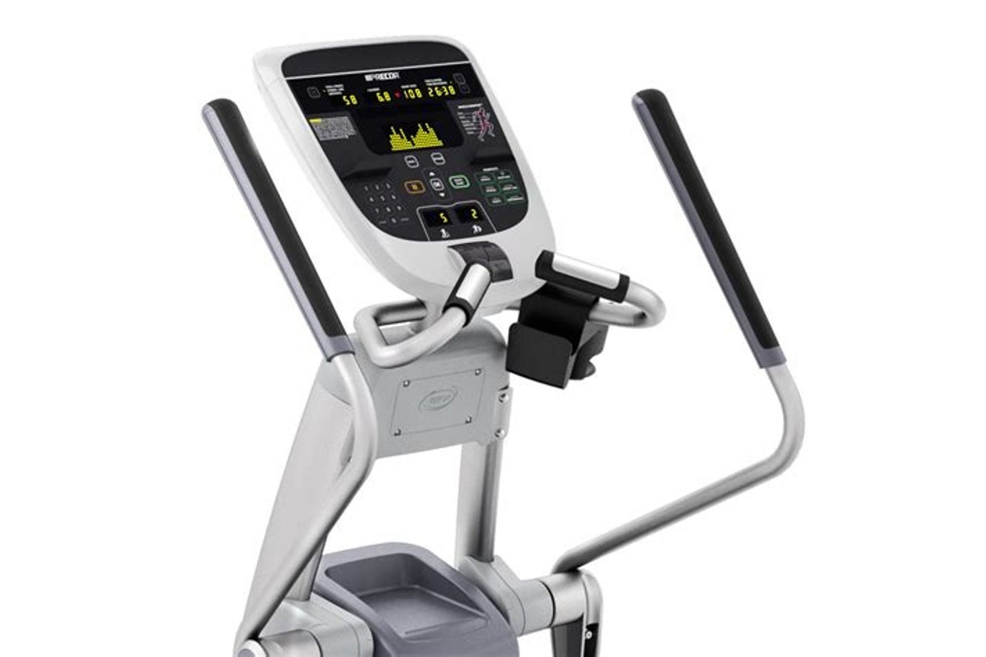 Elliptical machine with digital display