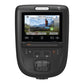 Precor TRM 661 black treadmill console with touchscreen display showing workout welcome screen and control buttons below