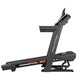 ProForm Carbon Pro 2000 black treadmill with orange accents and digital display, shown from the side on white background