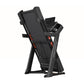 Black ProForm Carbon Pro 2000 treadmill with digital display, red accent details, and folding frame on white background