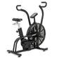 Black Spirit AB950 Airbike with dual handles, digital display, black mesh fan wheel, and padded seat on white background
