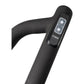 Black elliptical machine handlebar with Stride branding and up-down control buttons on white background