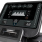 Spirit CT800 treadmill console with digital display showing workout metrics, incline and speed controls, on white background