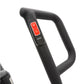Black foam-padded elliptical handle with red digital control panel displaying plus, minus, and level buttons on white backgro