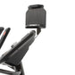 Spirit XE395 elliptical with black handles, console display, and seat on white background