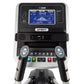 Spirit XS895 HIIT elliptical stepper trainer with digital display showing workout metrics, black frame with silver accents, a