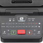 Spirit XT185 treadmill console control panel with speed and incline settings, green start button, red stop button, and digita