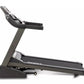 Spirit XT185 treadmill with black running deck, gray frame, and digital console on white background