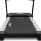 Spirit XT685 treadmill with black running deck, gray side rails, and dual uprights on white background