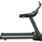 Spirit XT685 black treadmill with digital console and tablet holder on white background