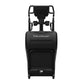 Black StairMaster Gauntlet 10G stepmill with cushioned seat, dual arm handles, and foot pedals on white background