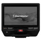 Black StairMaster Gauntlet 10G stepmill with digital display screen showing StairMaster logo and abstract graphics, red recor