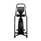 Black StairMaster 8-FreeClimber stair climbing machine with digital display and handrails, shown on white background