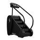 Black stair climber machine