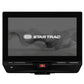 Black Star Trac treadmill console displaying startup screen with logo and abstract wave graphics on white background