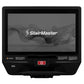 StairMaster black stair climbing machine console display with touchscreen showing brand logo, red stop button, and wireless i