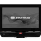 Star Trac 8TRx black treadmill with gray display screen showing brand logo, front view on white background