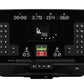 Star Trac 8TRx treadmill with black digital console displaying workout metrics, numbered side panels, and red emergency stop 