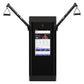 Black Tonal 2 smart home gym with dual articulating arms and grip handles, touchscreen display showing fitness app interface,