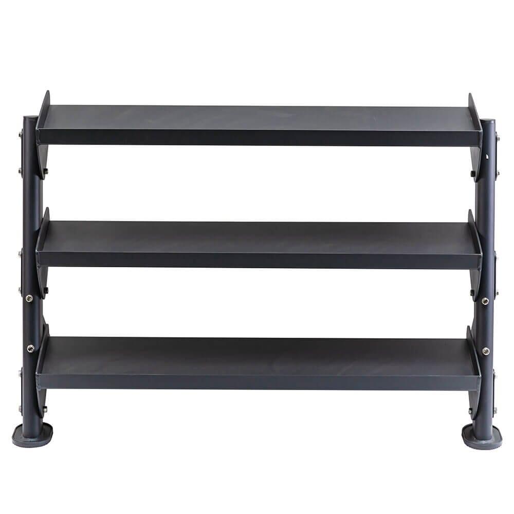 Top Fitness 3 - Tier 4ft Tray - Style Dumbbell Rack - Top Fitness Store