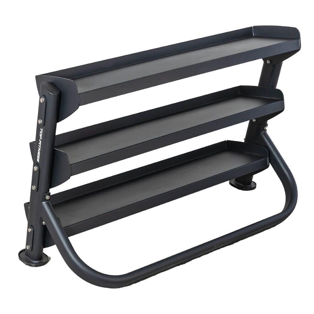 Top Fitness 3 - Tier 4ft Tray - Style Dumbbell Rack - Top Fitness Store