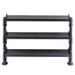 Top Fitness 3-Tier 4ft Tray-Style Dumbbell Rack Weight Storage Top Fitness 