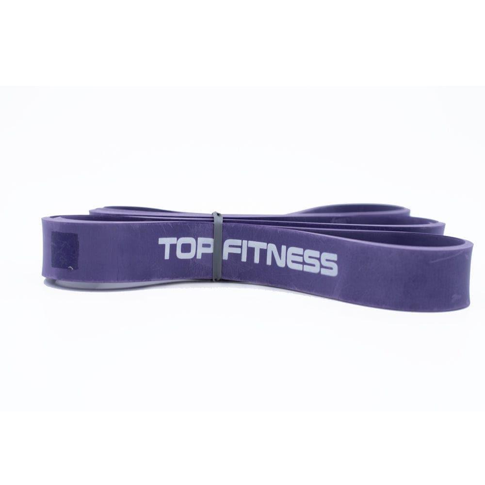 Top Fitness Heavy Duty Latex Strength Bands Rubber Resistance Top Fitness 1.125" - Purple