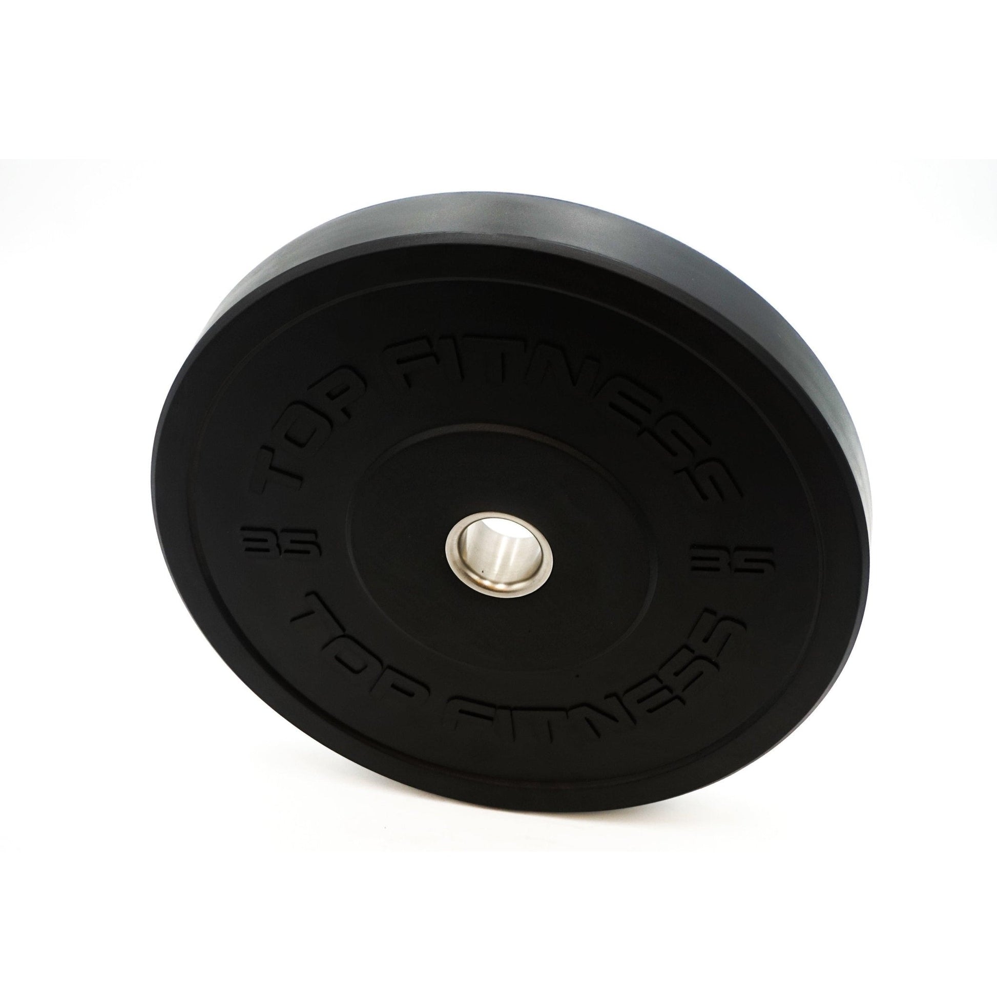 Top Fitness Olympic Bumper Plate Weight Plates Top Fitness 35LB