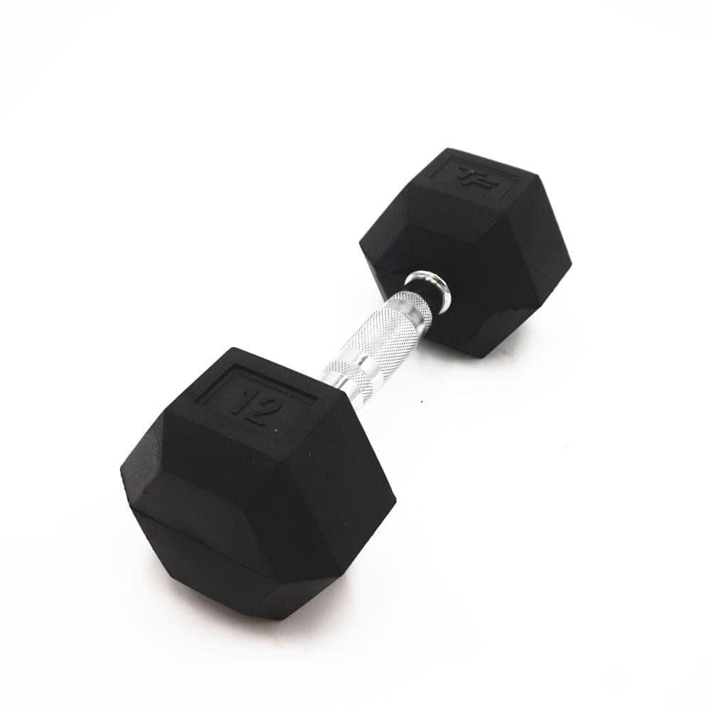 Top Fitness Rubber Hex Dumbbell - Top Fitness Store