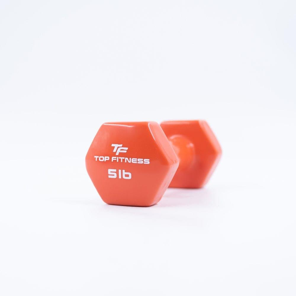 Top Fitness Vinyl Hex Dumbbell - Top Fitness Store