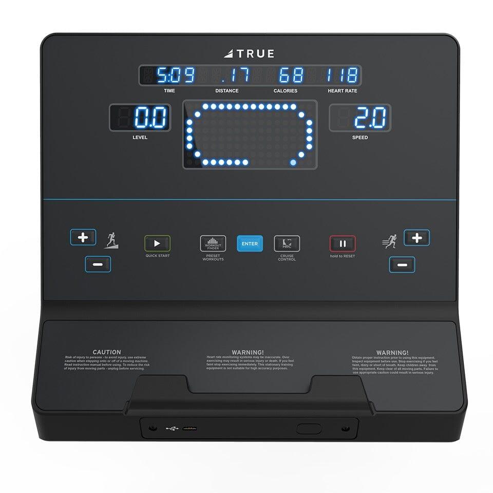 True Alpine Runner Incline Trainer Treadmills True Emerge II LED Console