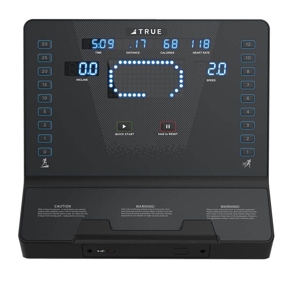 True Alpine Runner Incline Trainer Treadmills True Ignite II LED Console