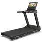 True Performance 8000 black treadmill with digital touchscreen display, cushioned running deck, and integrated control consol