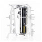 Tuffstuff Hi/Lo Pulley System with 200lb weight stack, featuring black and yellow dual pulley cables on white background