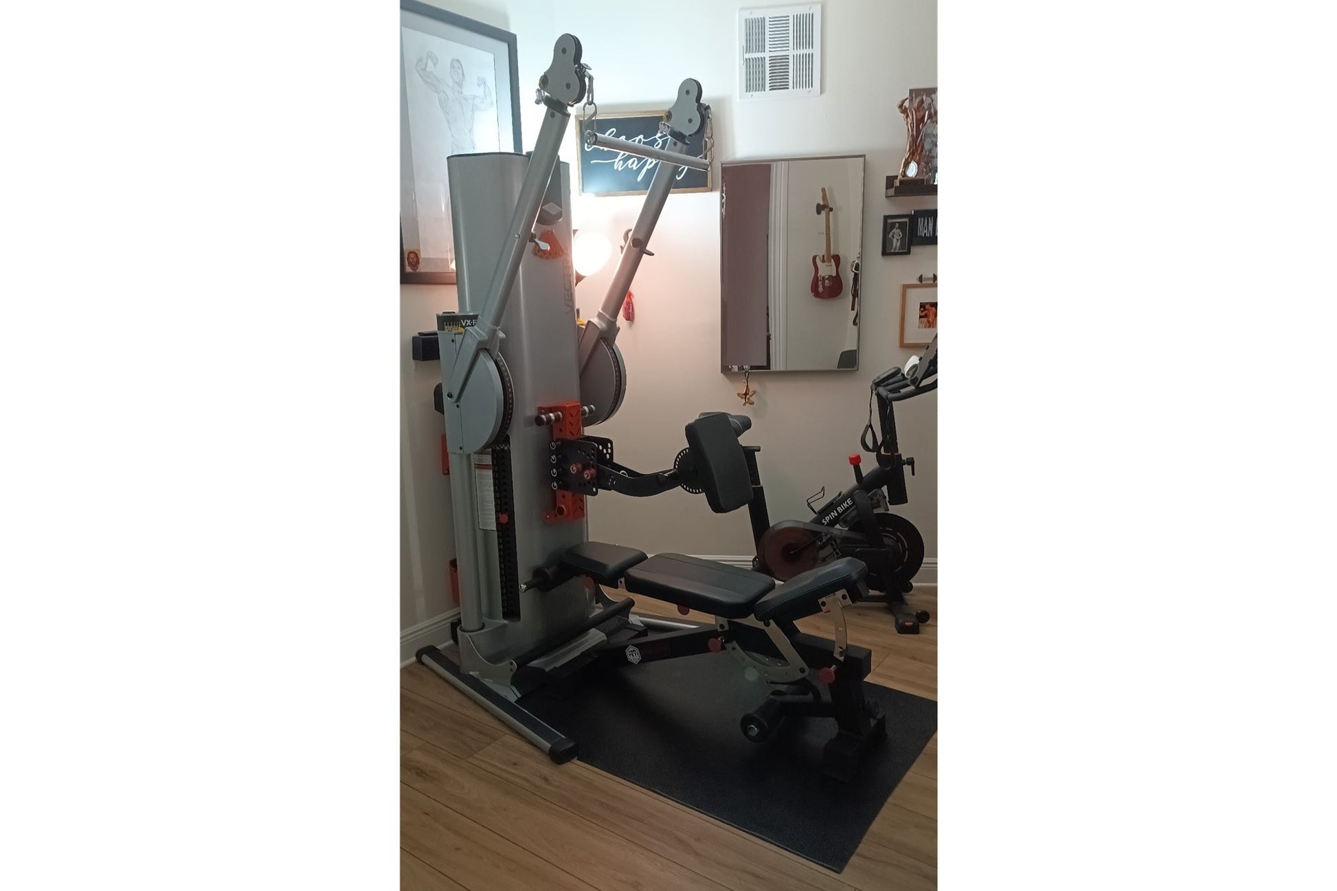 Vectra Fitness VX-FT 2 Stack Functional Trainer with dual weight stacks, black frame, and adjustable cable arms in home gym s