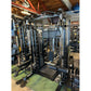 Warrior 901 all-in-one power rack with black steel frame, cable pulleys, smith machine, and adjustable counter-balance system
