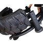 Warrior 180 Tire Flip XL with textured black rubber tire and steel frame, shown being handled by person in athletic wear
