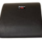 Black textured ab mat with Warrior Equipment logo, curved padded surface for abdominal exercises on white background