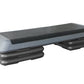 Warrior Aerobic Long Step with gray and black platform on white background