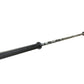 Warrior Cerakote Powerlifting Bar with black sleeve and camouflage-patterned shaft on white background