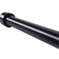 Black Olympic barbell with Cerakote coating, featuring 8 bearings and red Warrior branding on sleeve, on white background