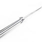 Warrior Chrome 4-Bearing Olympic Bar with polished chrome finish and rotating sleeves on white background